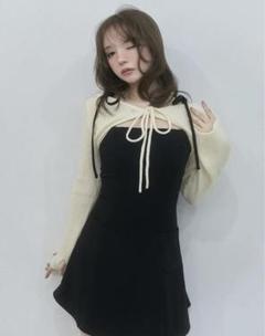 andmary Lamia knit set mini dress - メルカリ