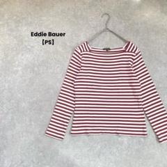 a1713＊Eddie Bauer ボーダートップス　赤×白【PS】カジュアル