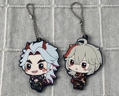 原神 ラバーキーホルダー (荒瀧一斗、楓原万葉) アニメ