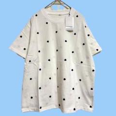 新品未使用☆オフ☆ハート刺繍半袖Tシャツ☆サマンサモスモスのサムネイル