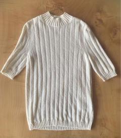 JILSANDER ジルサンダー ほぼ未使用 ベージュ タートル ニットワンピ