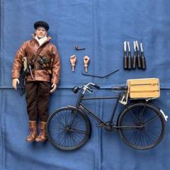 【美品】1/6アクションフィギュア（ブラッド・ピット？）自転車付き 2025年最新】1/6 フィギュア ブラッド・ピットの人気アイテム