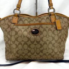 【COACH】コーチ　2way　ハンドバッグ　ショルダーバッグ　茶色　6379