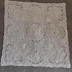 未使用品 スワトウ 刺繍 ハンカチ ヴィンテージ 汕頭 手刺繍