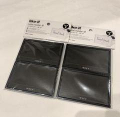 ライクイット 収納ケース ラベルホルダー Mサイズ 2P×2袋セット