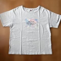 ピンクラテ ロゴプリントTシャツ S