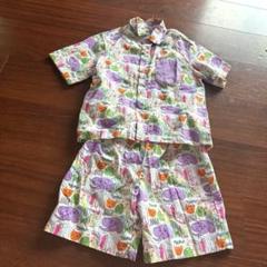【新品未使用】kikibaby半袖シャツとショートパンツセット 110