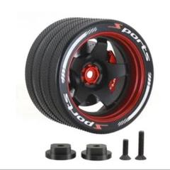 5本スポーク 赤 プロポ ステアリング ホイール FUTABA SANWA KO