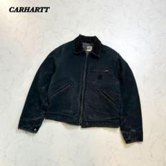【希少サイズ】00s USA製 カーハート デトロイトジャケット J01 BLK 新品 USA製 carhartt デトロイト ジャケット J01 黒 XL程度