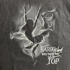 Tシャツ ヴィンテージカラー　色褪せ　フロントデザイン　XL 黒
