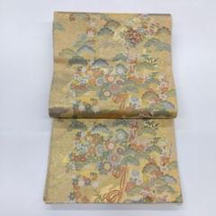 人気商品ランキング 鳳凰 松竹梅 花々 未使用 袋帯 鴛鴦 24M19f 全通 波 几帳 鼓 着物・浴衣