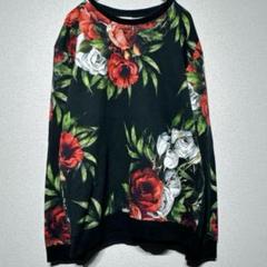 ZARA 薔薇柄 スウェット バラ