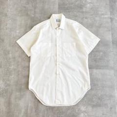 1960's~ TOWN CRAFT ポリエステル コットン 白 半袖シャツ