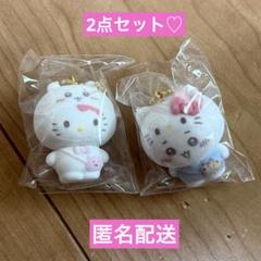 ちいかわ サンリオ フロッキーマスコット キティ ちいかわ 2点セット