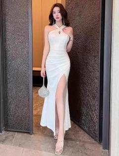 イブニングドレス❤️ホルターネック❤️タイト❤️セクシー❤️結婚式❤️演奏会
