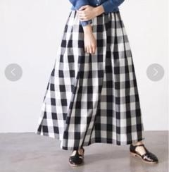 新品】SLOBE IENA ギンガムチェックタフタランダムタックス
