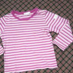 a.v.v. ボーダー Tシャツ ロンT 90