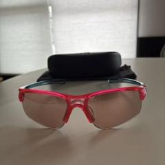 美品】adidas スポーツサングラス ピンクブラウン ケース付