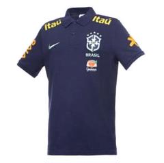 ブラジル代表・ポロシャツ  ブラック  Lサイズ  新品・未使用（タグ付き） ブラジル代表 選手用ポロシャツ メイドインブラジル Lサイズ