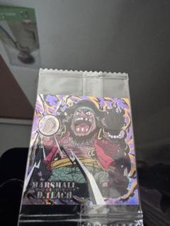 【ワンピース】黒ひげ ウエハースシール 未開封！キラ仕様