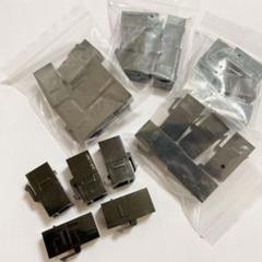 RJ45 Cat6 LAN ケーブル用 中継 コネクタ 黒　ブラック25個