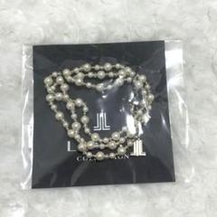 新品未使用【ランバンコレクション】パーティー ネックレス パール リボン ロング