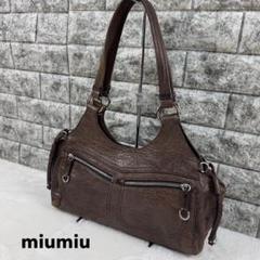 miumiu archive leather hand bag y2k 90s