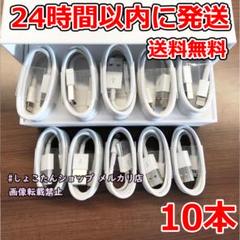 ipad 純正 同等 充電機 ライトニング ケーブル 10本
