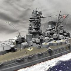 Amazon.co.jp: 1/700 日本海軍 戦艦武蔵 レイテ沖海戦時用