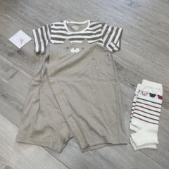 【新品タグ付き】赤ちゃんの城　ロンパース　50-70