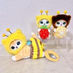 mofusand にゃんこが見守るデスクトップひっかけぬいぐるみ(茶