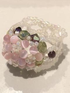 ビーズアクセサリー ハンドメイド リング