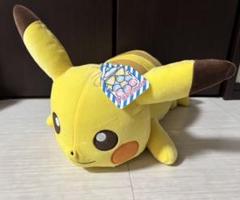 ポケモン　めちゃもふぐっとぬいぐるみ　ピカチュウ　つやつや☆