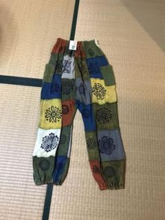 新品未使用 タグ付き パッチワーク ネパール製 サルエルパンツのサムネイル