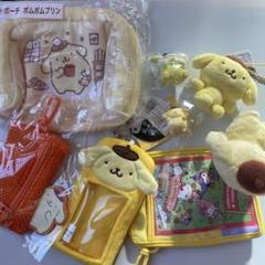 ポムポムプリン ぬいぐるみ　マスコット　パスケース　ポーチ　まとめ売り　レトロ