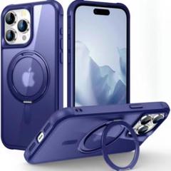 360°回転スタンド付き iPhone 15 Pro ケース MagSafe対応