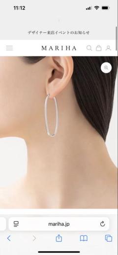 MARIHA 雨音のピアス 三色 5cm 雨音 ピアス 5cm｜正規販売店のアイアイイスズ