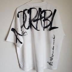 Tシャツ　ビッグプリント メンズ ロゴ 両面プリント ビッグロゴ