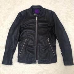 【タイムセール】BEAMS ブラックレザーシングルライダースジャケット黒 S 楽天市場】ビームス レザー ライダースの通販
