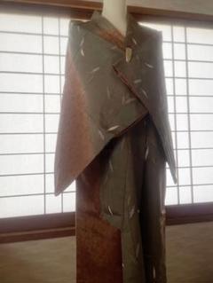 美品】正絹☆付け下げ☆訪問着☆躾糸つき