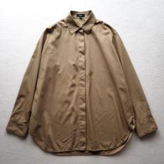 Theory セオリー 比翼 メンズライク 長袖シャツ ゆったり 羽織り