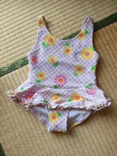 女児 ワンピース水着 90