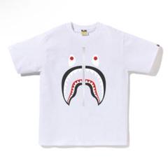(最終値下げ)A BATHING APE シャークティー　tシャツ　白　XL