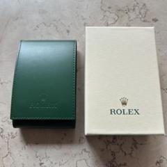 ROLEX　ロレックス時計携帯ケース　2個セット　箱付き　未使用　非売品 新しいエルメス ROLEX ロレックス時計携帯ケース 2個セット 箱
