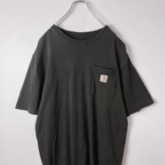 carhartt ポケT 半袖　Tシャツ　メンズ　古着　ルーズフィット　フェード