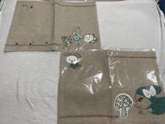 【未使用品】ミナペルホネン　ランチョンマット① 刺繍ハンドメイド品