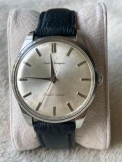 稼働品　SEIKO Champion 手巻き時計 19石　シルバー/ブラック