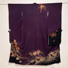 KP1538 振袖 身丈163cm 正絹 着物 成人式