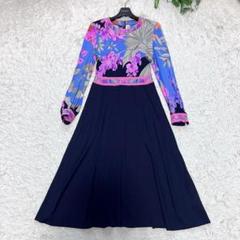 楽天市場】LEONARD レオナール 花柄 シルクワンピース