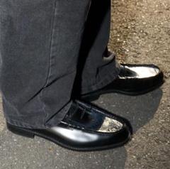 ケンフォード　エンボス　レザー　ローファー　ブラック　ペイズリー　新品　28cm THE KENFORD FINESHOES（ケンフォード ファインシューズ）の公式